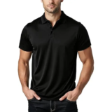 BKMBKM Men’s Quick Dry Slim Fit Polo Shirt – Now Only $6.99