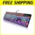 Black Mechanical Gaming Keyboard with Blue Switches for $75.59
