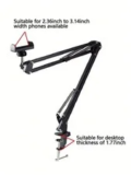 Black Zinc Alloy Foldable Phone Stand for $26.67 – 52% Off