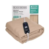 BLACK+DECKER 50″ x 60″ Heated Blanket Now $23