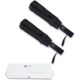 Bluinzi 46″ Double 10-Rib Compact Automatic Folding Travel Umbrella (2-Pack) for $12.64