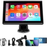Boaodifsh 7″ Wireless CarPlay & Android Auto Car Display $24.79 (38% Off)