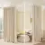 Bonpally Adjustable Room Divider Tension Curtain Rod for $30.79
