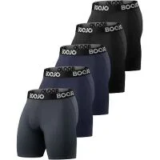 Boojo Compression Gym Shirts 5-Pack for $24.99