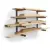 BORA Wood Storage Rack Wall Mount (PBR-0410) – $21.52 ($44.99 List Price)