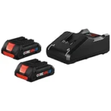 Bosch 18V Lithium-ion Battery Starter Kit with Charger for $179.00