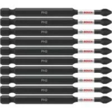 Bosch Impact Tough Phillips #2 Screwdriving Power Bits 3-1/2″ (10-Pack) for $8.19