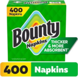 Bounty Everyday Disposable Paper Napkins, 400 Count for $5.74