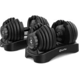 BowFlex Results Series 552 SelectTech Dumbbells (Pair) for $227.99 – Adjustable from 5 to 52.5 lbs