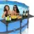 Boyata 49.4″ x 9.6″ Galvanized Iron Poolside Table for $53.99