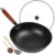 Bretor 13″ Carbon Steel Nonstick Wok Pan with Glass Cover for $19.99