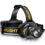 Bright USB-C LED Headlamp with Red Light & Motion Sensor for $12.99