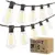 Brightever 100-ft LED Outdoor String Lights with Edison Bulbs – $29.99
