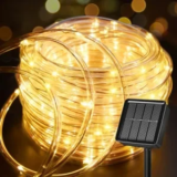 Brightown 39′ 100-LED Solar Rope Lights – $8.39 (16% Off at Checkout)