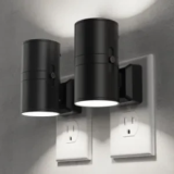 Briignite Dimmable LED Wall Plug Night Lights 2-Pack for $5.62