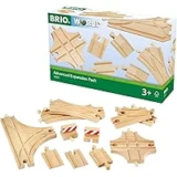 BRIO World Advanced Expansion Pack Train Track Set for $24.49