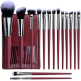 15-Piece BS-MALL Makeup Brush Set with Case for $4.99