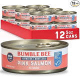 Bumble Bee 5oz Pink Salmon (12-Pack) for $15.94