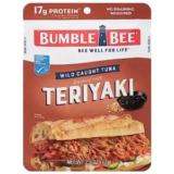 12-Pack Bumble Bee Wild Caught Tuna Seasoned with Teriyaki for $8.87