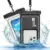 Bungajungle IP68 Waterproof Pouch for 4″-7″ Phones (2-Pack) Now $4.49