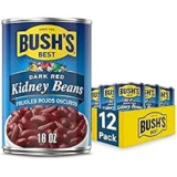 12-Pack Bush’s Best Canned Dark Red Kidney Beans (16oz Each) – $10.21 at Amazon