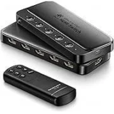 Bytewave 5-in-1 4K@60Hz HDMI Switch with Remote for $14.84