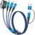 4-in-2 USB A/C Multi Charging Cable – 5FT for $4.93