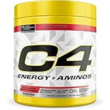 C4 Energy + Aminos Powder, Fruit Punch, 30 Servings – $14.81 ($23.99 Original)