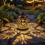 Calenzana Waterproof Solar Lanterns with Bee & Sunflower Design for $8.49