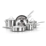 Calphalon Classic Stainless Steel 10-Piece Cookware Set for $149.99