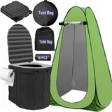Camkey Foldable Camping Toilet Set – $55.54 at Walmart