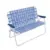 Camp & Go Blue Web Love Seat for $40 – Save 59%