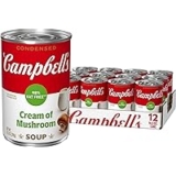 12-Pack Campbell’s Condensed Fat Free Cream of Mushroom Soup for $10.10