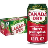 Canada Dry Cherry Ginger Ale Fruit Splash 12-Pack for $4.75