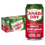 12-Pack Canada Dry Cherry Gingerale Fruit Splash (12oz Cans) – $4.75 at Amazon
