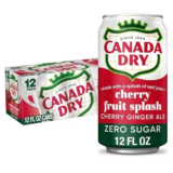 Canada Dry Zero Sugar Cherry Ginger Ale 12-Pack for $4.75