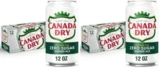 24-Pack Canada Dry Zero Sugar Ginger Ale Soda (12oz cans) for $9.50