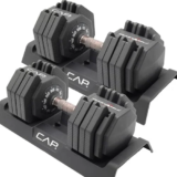 CAP Barbell Adjustable Hex Dumbbell Weights – 55 lbs Pair for $209.99