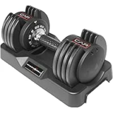 CAP Barbell Adjustable Round Dumbbell Weights – 25lb for $69.00