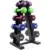 Cap Barbell Neoprene Coated Dumbbell Weights Set (100lb, 5 Pairs) for $109.99