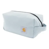 Carhartt Classic Zippered Travel Kit – Early Fog White – $20