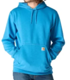 Carhartt Men’s K288 Hoodie in Horizon Blue Heater for $32
