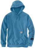 Carhartt Men’s K288 Hoodie in Horizon Blue Heather for $26.07