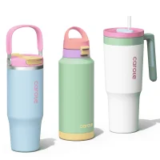 Carote 3-Piece Insulated Stainless Steel Tumbler Set (Mint Berry) – $29.99