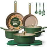 16-Piece Carote Non-Stick Induction Cookware Set for $50