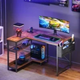 Casacomoda 40-Inch L Shaped Computer Desk with Built-in Power Outlet – $51.99 ($38 Off)