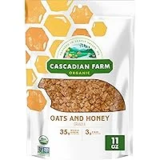 8-Pack Cascadian Farm Organic Granola Oats and Honey Cereal for $24.12