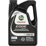 Castrol EDGE 0W-20 Full Synthetic Motor Oil 5QT for $22.19
