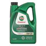 5-Quart Castrol GTX High Mileage 5W-20 Synthetic Blend Motor Oil for $14.20