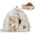 CATISM Self-Warming 2-in-1 Foldable Cat Cave with Pillow for $13.99